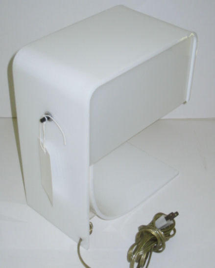 White Plastic Table Lamp by Neal Small Circa 1965