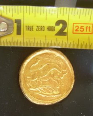 Pablo Picasso 22K Gold Attacking Bull Pendant from Madoura