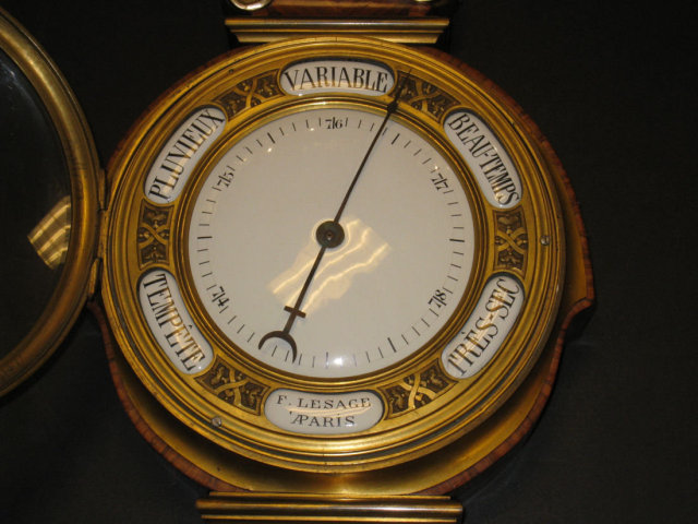Antique French Barometer by Lesage of Paris