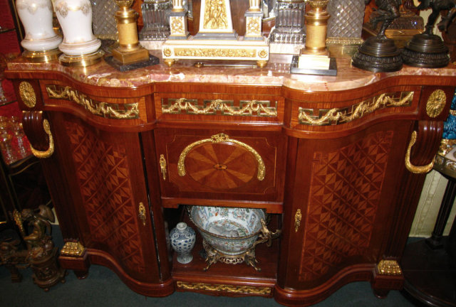 Louis XVI Style Gilt Bronze Mounted Server