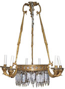 Antique Classical French Louis XVI Style Chandelier