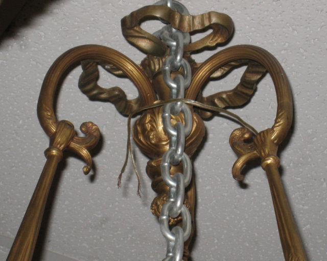 Antique Classical French Louis XVI Style Chandelier