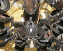Antique French Wrought Iron 16-Light Chandelier