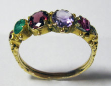 A Victorian REGARD Ring. Circa 1890