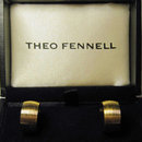 Theo Fennell Pair 18k Yellow Gold Hoop Earrings