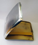 English Silver Cigarette Case By Randle Brothers 1938
