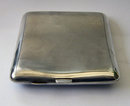 English Silver Cigarette Case By Randle Brothers 1938