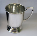 Vintage English Sterling Silver Christening Mug by William Bush 1945