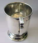 Vintage English Sterling Silver Christening Mug by William Bush 1945