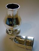Vintage Silver Octagonal Pepper Caster
