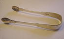 Antique Silver Fiddle Pattern Sugar Tongs 1808,