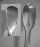 Antique 1815 Silver Butter Knife by Wm Eley