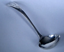 Vintage English Silver Elegant Cream Ladle