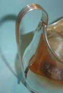 Vintage English Bellied Silver Cream Jug