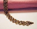 Antique English 15k Yellow Gold Art Nouveau Bracelet 1905