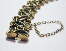 Antique English 15k Yellow Gold Art Nouveau Bracelet 1905
