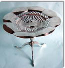Antique Silver Pedestal Table Bon Bon Dish 1911