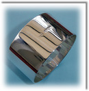 Vintage English Silver Napkin / Serviette Ring 1951