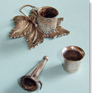 Georgian Silver Cast Leaf Taperstick By Taylor & Perry 1829