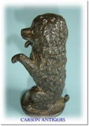 Antique Novelty Standing Dog / Poodle Pepper Shaker