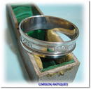 Antique Silver Napkin Ring with original case