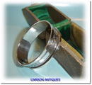 Antique Silver Napkin Ring with original case