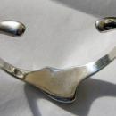 Tiffany & Co 925 Silver Solid Heart Bangle/ Bracelet by Elsa Peretti