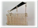 Hand Made Humane English Silver MouseTrap / Cage