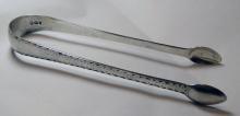 Antique English Silver Sugar Tongs 1794