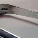 Antique English Silver Sugar Tongs 1794