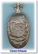 Antique Silver Dutch Windmill Spoon c 1895