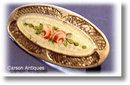 CHARLES HORNER Silver & Floral Enamel Oval Brooch 1913