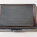 Vintage English Silver and Gold Mirror Compact by Mappin & Webb 1949