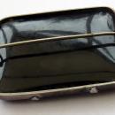 Antique Victorian Scottish Agate Pebble Brooch 1870