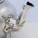 Antique English Victorian Silver Bullet Shaped Teapot 1883