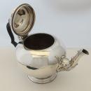 Antique English Victorian Silver Bullet Shaped Teapot 1883