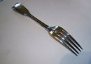 Antique Silver Fiddle Thread Table Fork
