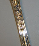 Antique Silver Fiddle Thread Table Fork