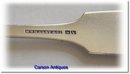 Antique NEW YORK Silver Fiddle Pattern Table Spoon