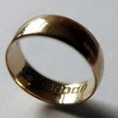 Antique Scottish 18k Gold Wedding Band 1916
