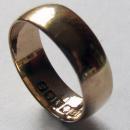 Antique Scottish 18k Gold Wedding Band 1916