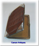 English Edwardian Crocodile & Silver Wallet /Purse