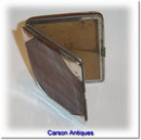 English Edwardian Crocodile & Silver Wallet /Purse