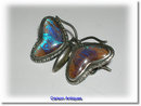 Beautiful Vintage English Silver Morpho Butterfly Brooch