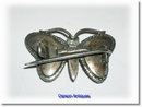 Beautiful Vintage English Silver Morpho Butterfly Brooch
