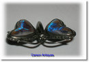 Beautiful Vintage English Silver Morpho Butterfly Brooch