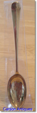 Set 6 British Hall Marks Silver Tea Spoons in Case