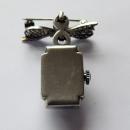 Ladys Vintage Bucherer Silver / Marcasite Pendant Fob Watch