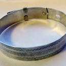 Fantastic Vintage English Silver Belt Bangle / Bracelet 1946 Chester