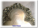 Antique English Victorian Silver Chased Bon Bon Dish